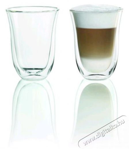 Delonghi Latte Macchiato Pohárkészlet, 2 db 330 ml Konyhai termékek - Edény - Edény készlet - 524623