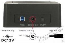 Delock 62661 USB 3.0 SATA HDD duál dokkoló állomás Iroda és számítástechnika - Adattároló / merevlemez - Kiegészítő - 516066