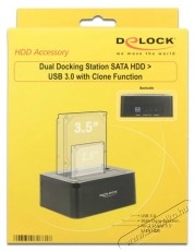 Delock 62661 USB 3.0 SATA HDD duál dokkoló állomás Iroda és számítástechnika - Adattároló / merevlemez - Kiegészítő - 516066