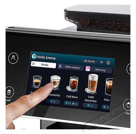 Delonghi ECAM 630.75.TSM PrimaDonna Aromatic automata k&aacute;v&eacute;főző Konyhai term&eacute;kek - K&aacute;v&eacute;főző / k&aacute;v&eacute;&ouml;rlő / kieg&eacute;sz&iacute;tő - Automata k&aacute;v&eacute;főző - 531486