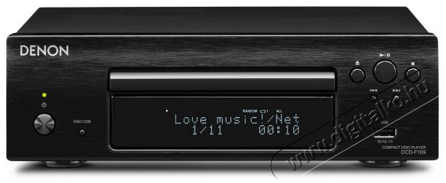 Denon DCD-F109 CD lejátszó - fekete Audio-Video / Hifi / Multimédia - CD / DVD / Blu-Ray / Multimédia készülék - CD lejátszó - 268612