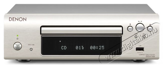 Denon DCD-F109 CD lejátszó - ezüst Audio-Video / Hifi / Multimédia - CD / DVD / Blu-Ray / Multimédia készülék - CD lejátszó - 268611