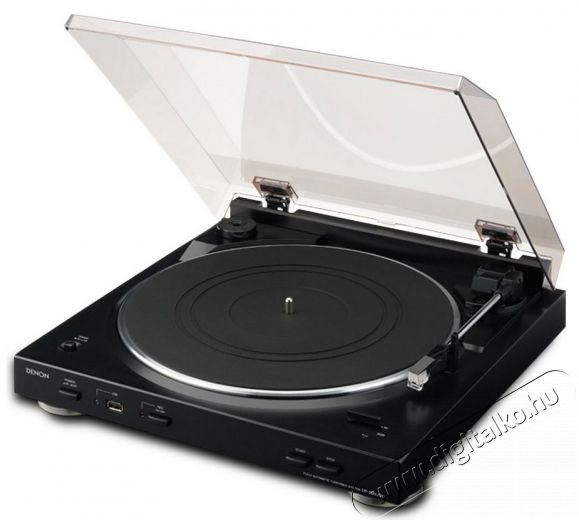 Denon DP-200USB Automata analóg lemezjátszó MP3 kódolással - fekete Audio-Video / Hifi / Multimédia - Bakelit lemezjátszó - Bakelit lemezjátszó - 268581