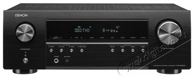 Denon AVR-S650H 5.2 házimozi erősítő - fekete Újdonságok - Új termékek - 353045