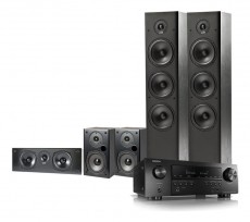 Denon AVR-S750H szteretó erősítő és T50 5.0 (T50+T15+T30) hangfalszett - fekete Újdonságok - Új termékek - 354987
