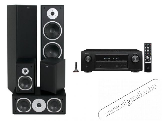 Denon AVR-X1200W + Universe 5.0 hangfalszett Audio-Video / Hifi / Multimédia - Házimozi - Összeállított házimozi szett - 293960