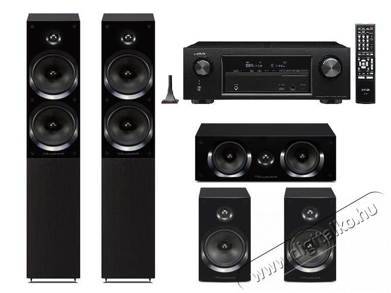 Denon AVR-X1200W + Wharfedale Quartz Q7 + Q1 + QC1 hangfalszett Audio-Video / Hifi / Multimédia - Házimozi - Összeállított házimozi szett - 293957