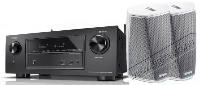 Denon AVR-X2400H házimozi rádióerősítő 7.2 HD + 2db HEOS 1 HS2 hangsugárzó - fehér Audio-Video / Hifi / Multimédia - Házimozi - Összeállított házimozi szett - 320632