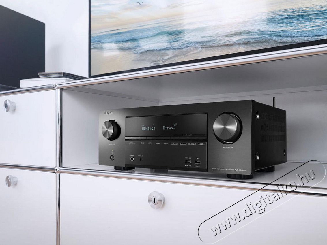 Denon AVR-X2600H 7.2 csatornás házimozi erősítő - fekete Audio-Video / Hifi / Multimédia - Házimozi - Házimozi erősítő - 351399