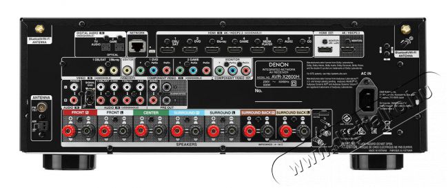 Denon AVR-X2600H 7.2 csatornás házimozi erősítő - fekete Audio-Video / Hifi / Multimédia - Házimozi - Házimozi erősítő - 351399