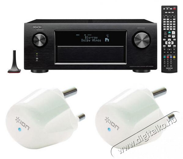 Denon AVR-X4200W házimozi erősítő - fekete + ajándék ION Lightning Guard Twin Audio-Video / Hifi / Multimédia - Házimozi - Házimozi erősítő - 298287