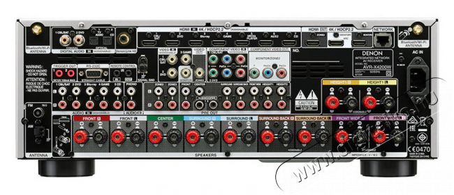Denon AVR-X4200W PS házimozi erősítő + DBT-3313UD PS Blu-ray lejátszó + AH-MM200 fejhallgató Audio-Video / Hifi / Multimédia - Házimozi - Összeállított házimozi szett - 302893