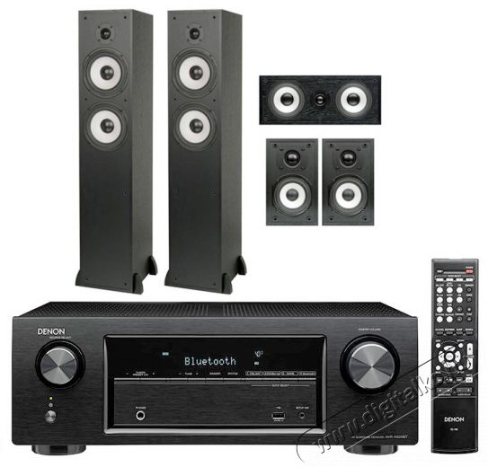 Denon AVR-X520BT + Boston Acoustics CS260 + CS23 + CS225C szett Audio-Video / Hifi / Multimédia - Házimozi - Összeállított házimozi szett - 289125