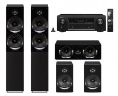 Denon AVR-X520BT + Wharfedale Quartz Q7 hangfalszett - fekete Audio-Video / Hifi / Multimédia - Házimozi - Összeállított házimozi szett - 293961