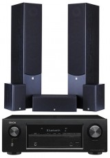 Denon AVR-X540BT házimozi erősítő + Wilson Movix 5.0 házimozi szett - fekete Audio-Video / Hifi / Multimédia - Házimozi - Összeállított házimozi szett - 323912