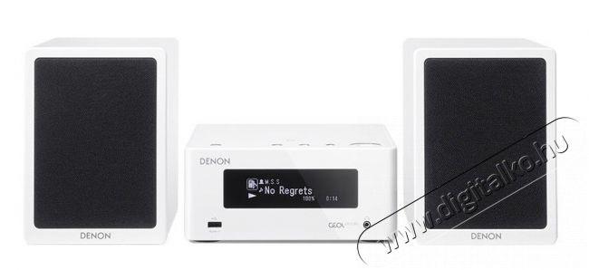Denon CEOL PICCOLO N4 sztereó erősítő + hangfal /pár - fehér Audio-Video / Hifi / Multimédia - Hifi - Sztereó - Mikro-, mini hifi rendszer - 288617