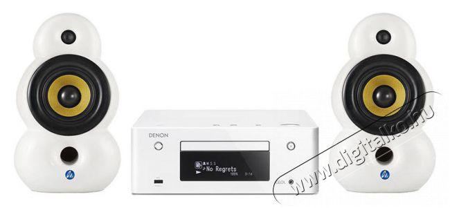 Denon CEOL N9 SMALLPOD sztereó rádióerősítő + hangfal /pár - fehér Audio-Video / Hifi / Multimédia - Hifi - Sztereó - Sztereó erősítő - 286830