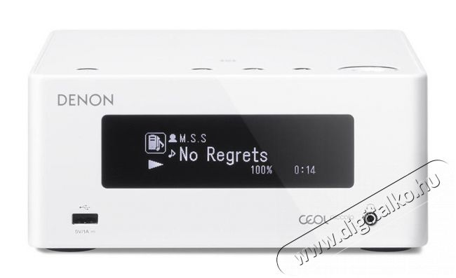 Denon DRAN-4 multimédia lejátszó beépített erősítővel - fehér Audio-Video / Hifi / Multimédia - Hifi - Sztereó - CD / DVD / Multimédia lejátszós rádióerősítő - 288615