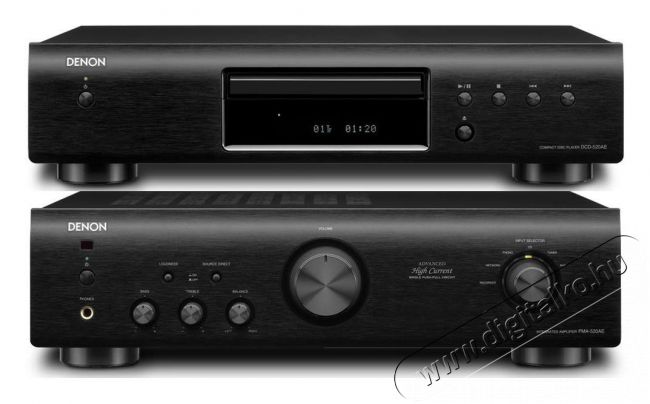 Denon PMA-520AE+DCD-520AE sztereó szett - fekete Audio-Video / Hifi / Multimédia - Házimozi - Összeállított házimozi szett - 316478