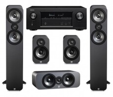 Denon AVR-X2300W 7.2 házimozi szett + Q ACOUSTICS 3050/3010/3090C 5.0 házimozi hangsugárzó szett - grafit Audio-Video / Hifi / Multimédia - Házimozi - Összeállított házimozi szett - 316488