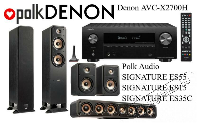 Denon AVR-X2700H fekete 7.2 csatorn&aacute;s h&aacute;zimozi erős&iacute;tő Audio-Video / Hifi / Multim&eacute;dia - H&aacute;zimozi - H&aacute;zimozi erős&iacute;tő - 443181