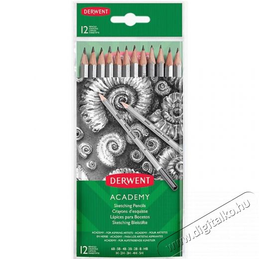 DERWENT 5H-6B 12db-os grafit vázlatceruza Egyéb - Nem forgalmazzuk ! - 405664