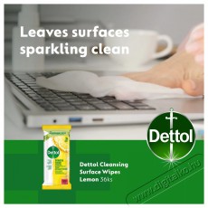 Dettol antibakteriális felülettisztító, citrom illatú, 36 darab Háztartás / Otthon / Kültér - Tisztító / mosó - Kiegészítő - 504729