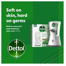 Dettol Érintés nélküli szappanadagoló Aloe Vera 250 ml Háztartás / Otthon / Kültér - Fürdőszoba / wc - Szappan adagoló - 523434