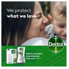 Dettol Érintés nélküli szappanadagoló Aloe Vera 250 ml Háztartás / Otthon / Kültér - Fürdőszoba / wc - Szappan adagoló - 523434