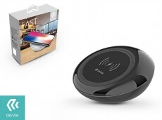 Devia ST306716 Qi vezeték nélküli gyorstöltő - fekete Mobil / Kommunikáció / Smart - Mobiltelefon kiegészítő / tok - Hálózati-, autós töltő - 341968