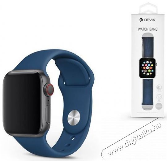 Devia ST324826 Devia 40mm watch karpánt - kék  Mobil / Kommunikáció / Smart - Mobiltelefon kiegészítő / tok - Kiegészítő - 369203