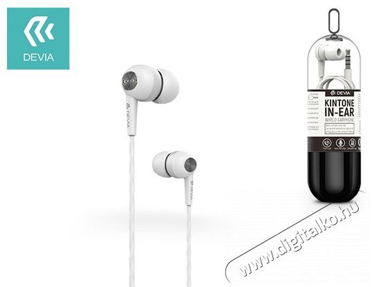 Devia ST325571 Kintone V2 fülhallgató headset - fehér Mobil / Kommunikáció / Smart - Mobiltelefon kiegészítő / tok - Headset - 369211