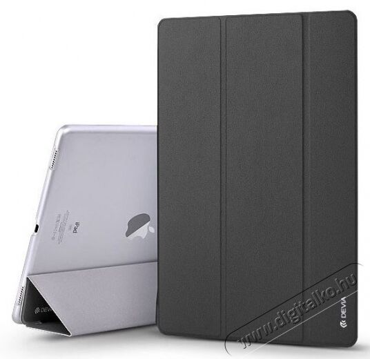 Devia ST319105 Light Grace iPad Pro 12.9 2018 védőtok fekete Mobil / Kommunikáció / Smart - Tablet / E-book kiegészítő, tok - Tablet tok - 369172