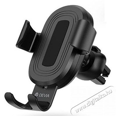 Devia ST329906 V.2 10W szellőzőrácsba illeszthető vezeték nélküli autós gyorstöltő és tartó Mobil / Kommunikáció / Smart - Mobiltelefon kiegészítő / tok - Hálózati-, autós töltő - 369228