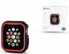 Devia ST323850 Dazzle Apple Watch 4 40mm védőtok fekete/piros Mobil / Kommunikáció / Smart - Mobiltelefon kiegészítő / tok - Kiegészítő - 369184
