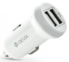 Devia ST330810 Devia Smart dual port USB 3.1a/2xUSB kimenettel autós töltő - fehér Mobil / Kommunikáció / Smart - Mobiltelefon kiegészítő / tok - Hálózati-, autós töltő - 369233