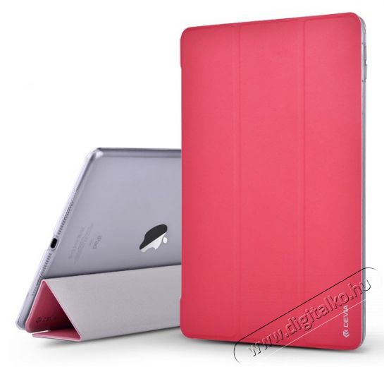 Devia ST997847 Devia Light grace iPad Pro 10.5 2017 védőtok - rózsaszín Mobil / Kommunikáció / Smart - Tablet / E-book kiegészítő, tok - Tablet tok - 369277