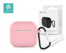 Devia ST351105  pink szilikon tok AirPods3 fülhallgatóhoz Audio-Video / Hifi / Multimédia - Fül és Fejhallgatók - Fülhallgató kiegészítő - 395395