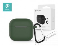 Devia ST351112 szilikon tok AirPods3 fülhallgatóhoz - zöld Audio-Video / Hifi / Multimédia - Fül és Fejhallgatók - Fülhallgató kiegészítő - 395396