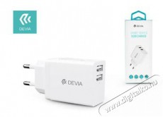 Devia ST329593 Smart 2xUSB kimenettel hálózati töltő Mobil / Kommunikáció / Smart - Mobiltelefon kiegészítő / tok - Hálózati-, autós töltő - 385570