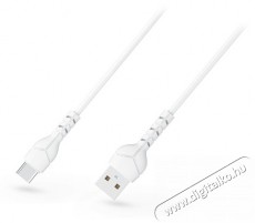 Devia ST351310 ECO Kintone 2A 1m USB/Type-C fehér adat- és töltőkábel Iroda és számítástechnika - Számítógép tartozék - USB kábel - 386953