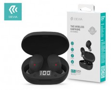 Devia ST351013 Bluetooth v5.0 Joy A6 Series TWS with Charging Case - fehér sztereó headset Audio-Video / Hifi / Multimédia - Fül és Fejhallgatók - Fülhallgató mikrofonnal / headset - 437851
