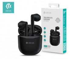 Devia ST351068 Bluetooth v5.0 Joy A10 Series TWS with Charging Case - fekete sztereó headset Audio-Video / Hifi / Multimédia - Fül és Fejhallgatók - Fülhallgató mikrofonnal / headset - 437850