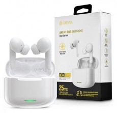 Devia ST359569 ANC-E1 Bluetooth True Wireless fehér sztereó fülhallgató Audio-Video / Hifi / Multimédia - Fül és Fejhallgatók - Fülhallgató - 459321