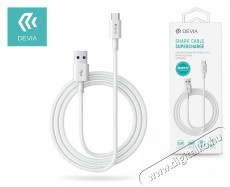 Devia ST344602 1,5m USB Type-C fehér töltő és adatkábel Iroda és számítástechnika - Egyéb számítástechnikai termék - 443744