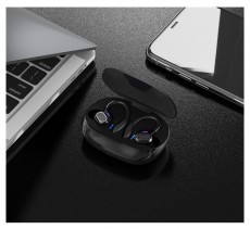 Devia ST358944 TWS-M2 fekete True Wireless Bluetooth fülhallgató Audio-Video / Hifi / Multimédia - Fül és Fejhallgatók - Fülhallgató - 478402