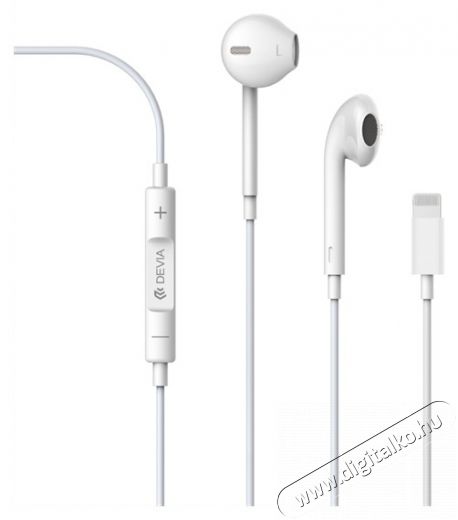 Devia ST366864 Star Lightning fehér fülhallgató Audio-Video / Hifi / Multimédia - Fül és Fejhallgatók - Fülhallgató - 477455