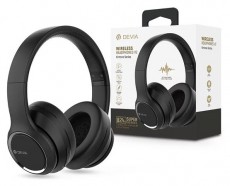 Devia ST379512 fekete bluetooth fejhallgató Audio-Video / Hifi / Multimédia - Fül és Fejhallgatók - Fejhallgató - 478660
