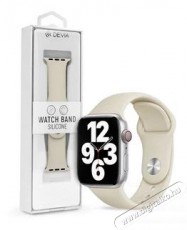 Devia ST364471 Apple Watch 38/40/41mm fehér szilikon sport szíj Fotó-Videó kiegészítők - Fotó-videó táska / tok - Nyak-, vállpánt, csuklószíj - 479071