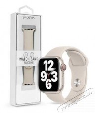 Devia ST364501 Apple Watch 38/40/41mm fehér szilikon sport szíj Fotó-Videó kiegészítők - Fotó-videó táska / tok - Nyak-, vállpánt, csuklószíj - 479074